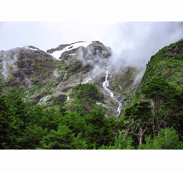 Fototapet landskap grand mountain utsikt - Tenstickers