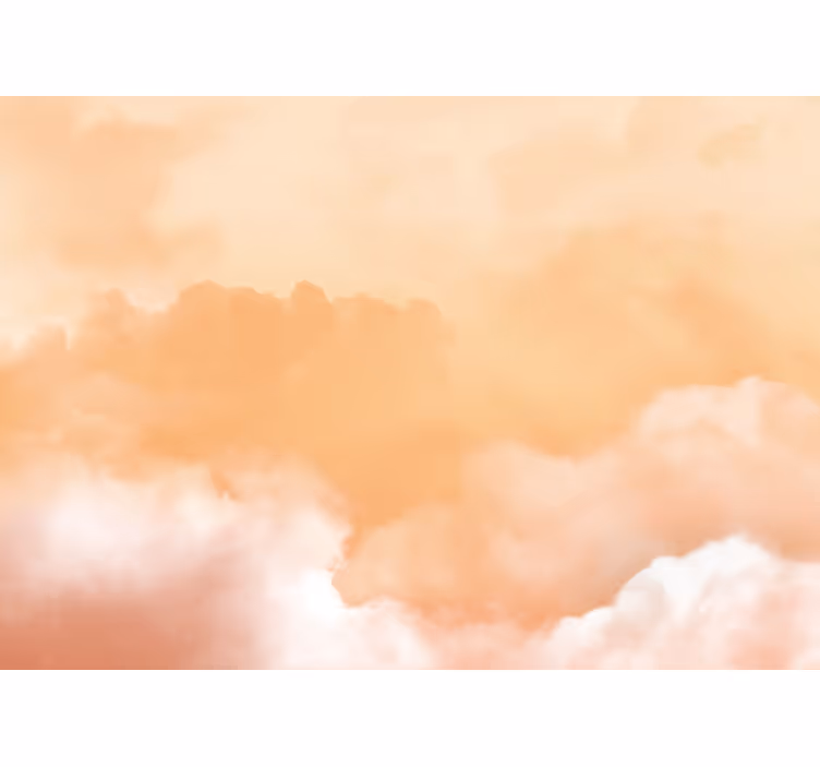 Fototapet himmel myke skyformasjoner - Tenstickers