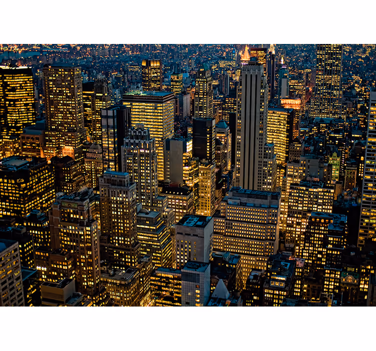 Fototapet new york bykveld - Tenstickers