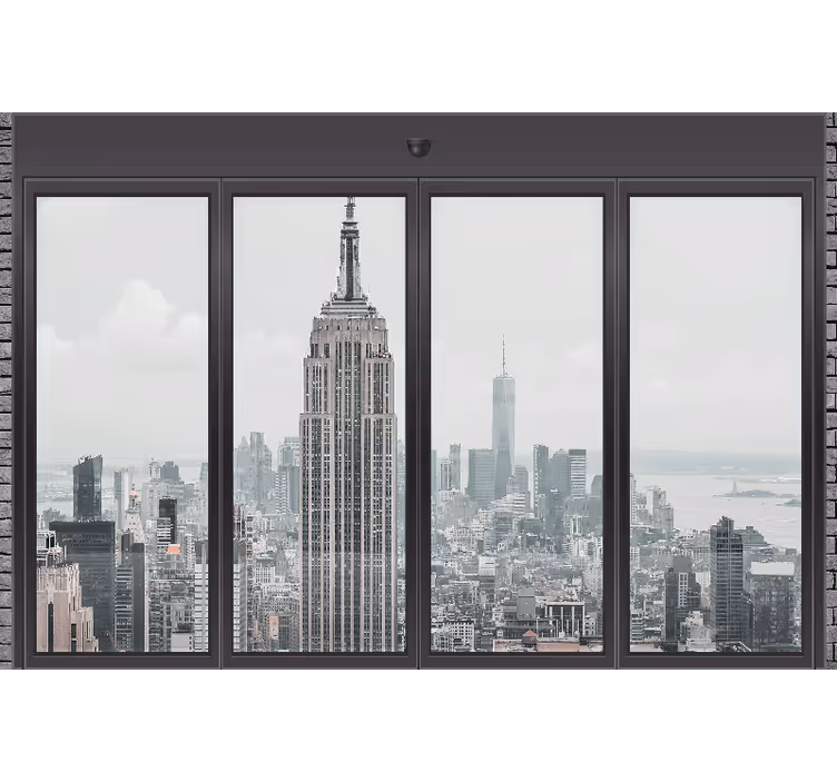 Fototapet new york empire state bybilde - Tenstickers