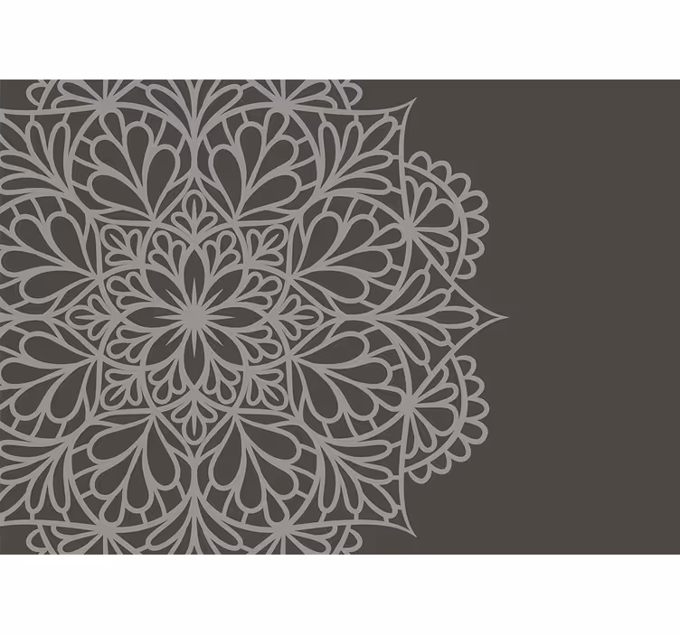 Fototapet mandalaer elegant mandalamønster - Tenstickers