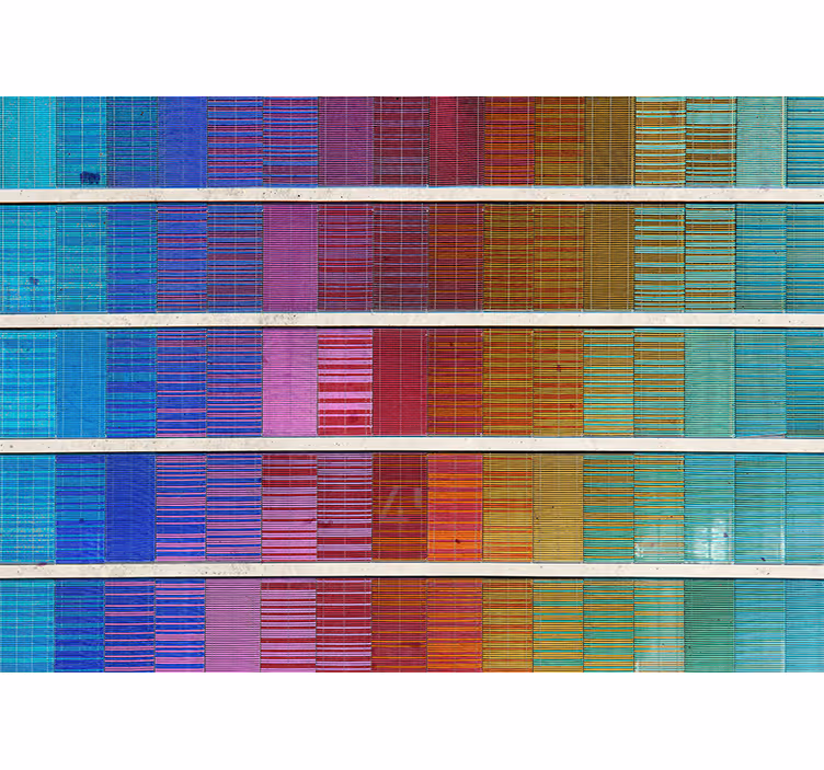 Fototapet abstrakt farge spektrum arrangement - Tenstickers