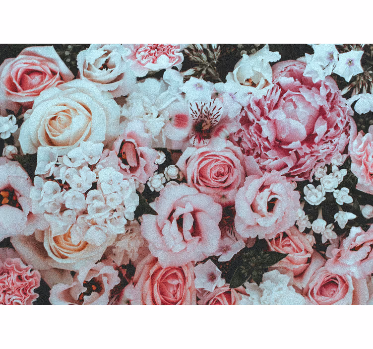Fototapet blomster blomsteroppsats glede - Tenstickers