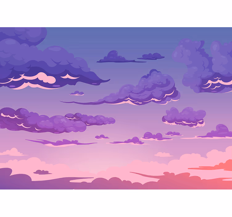Fototapet himmel fantastisk skyutsikt - Tenstickers