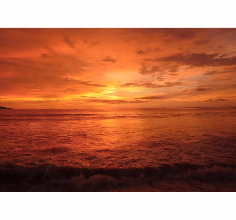 Golden hour estetisk fotografering Fototapet himmel - Tenstickers
