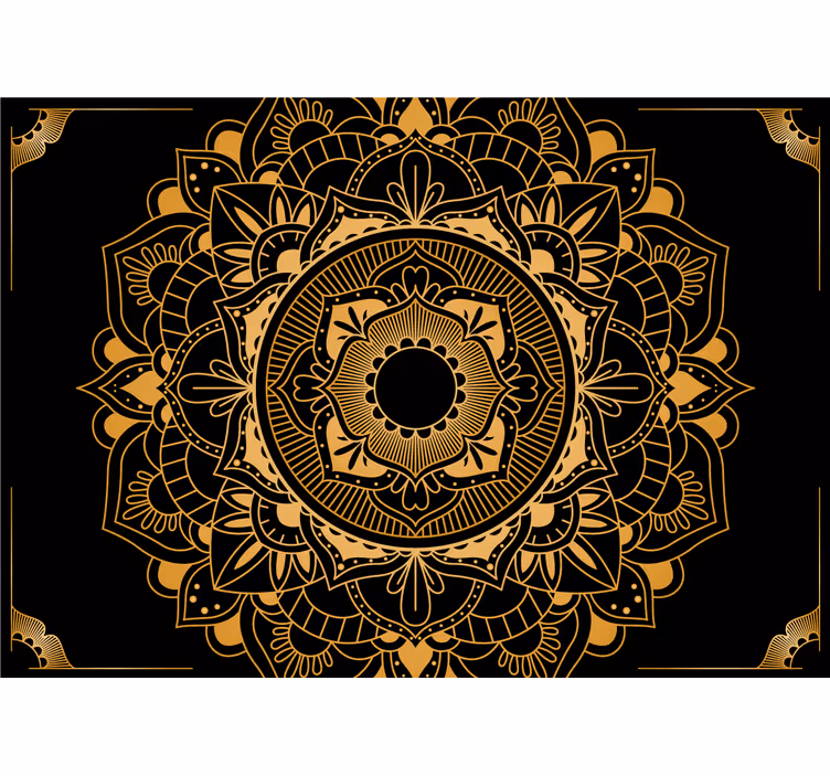 Fototapet mandalaer elegant mandaladesign - Tenstickers