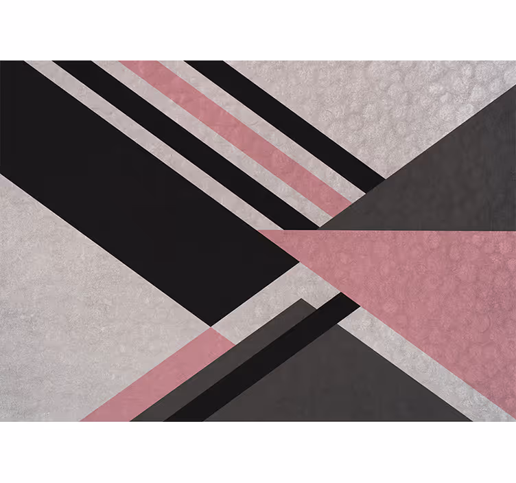 Diagonale fargeblokker fototapet abstrakt - Tenstickers