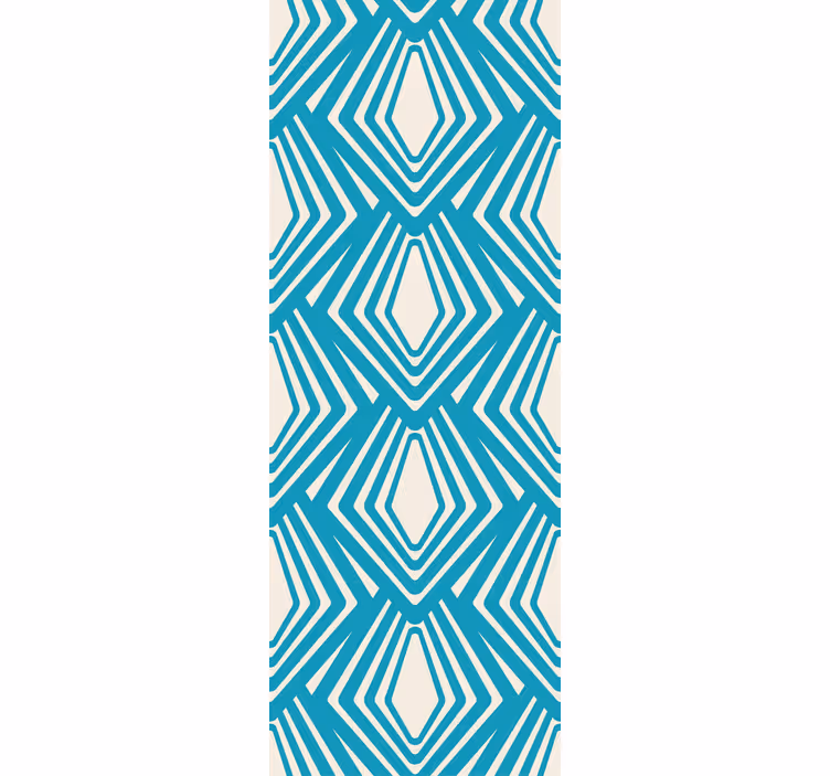 Fototapet tekstur geometrisk diamantmønster - Tenstickers