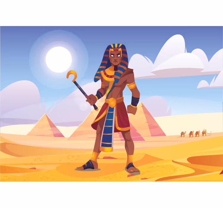 Farao ramses ii design fototapet moderne - Tenstickers