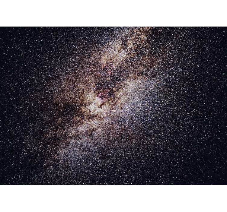 Fototapet verdensrommet galakse natt himmel - Tenstickers