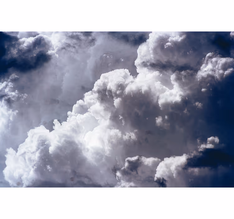Dramatisk skylandskap Fototapet himmel - Tenstickers