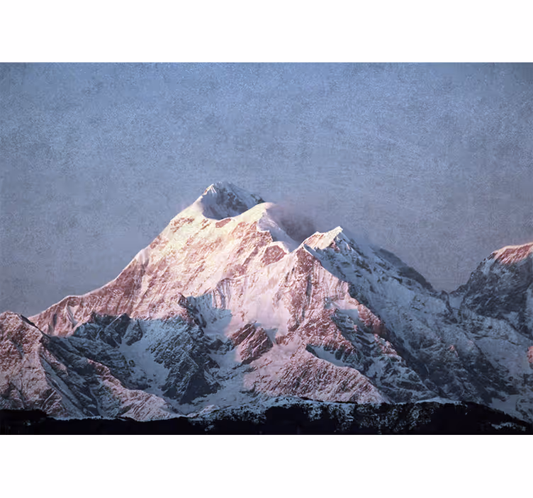 Fototapet fjell grand mountain summit - Tenstickers