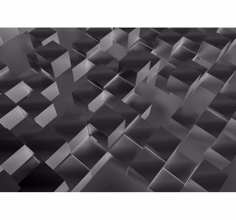 Fototapet tekstur tre-dimensjonale kuber - Tenstickers