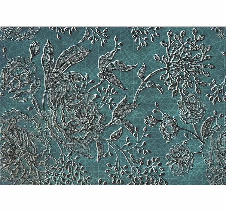 Fototapet blomster intrikate blomsterdesign - Tenstickers