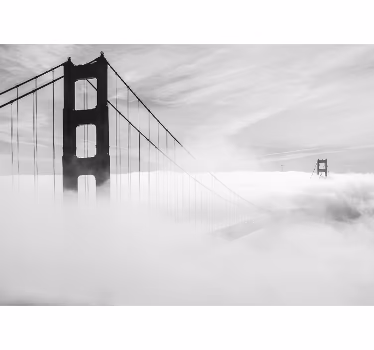 Fototapet byer golden gate utvidelse - Tenstickers