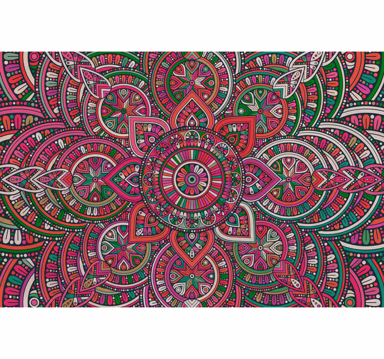Boho mandala fototapet mandalaer - Tenstickers