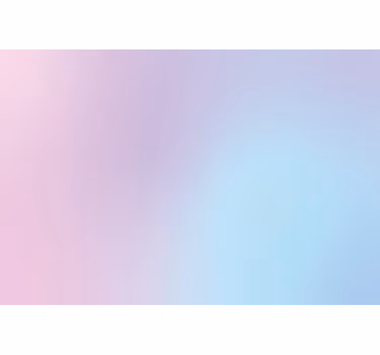 Rosa og blå gradient 3d fototapet - Tenstickers