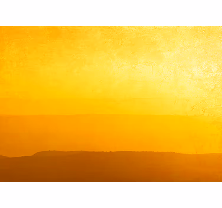 åser ved solnedgang fototapet gul - Tenstickers