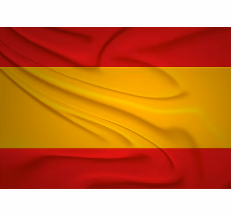 Spansk flagg byer fototapet - Tenstickers