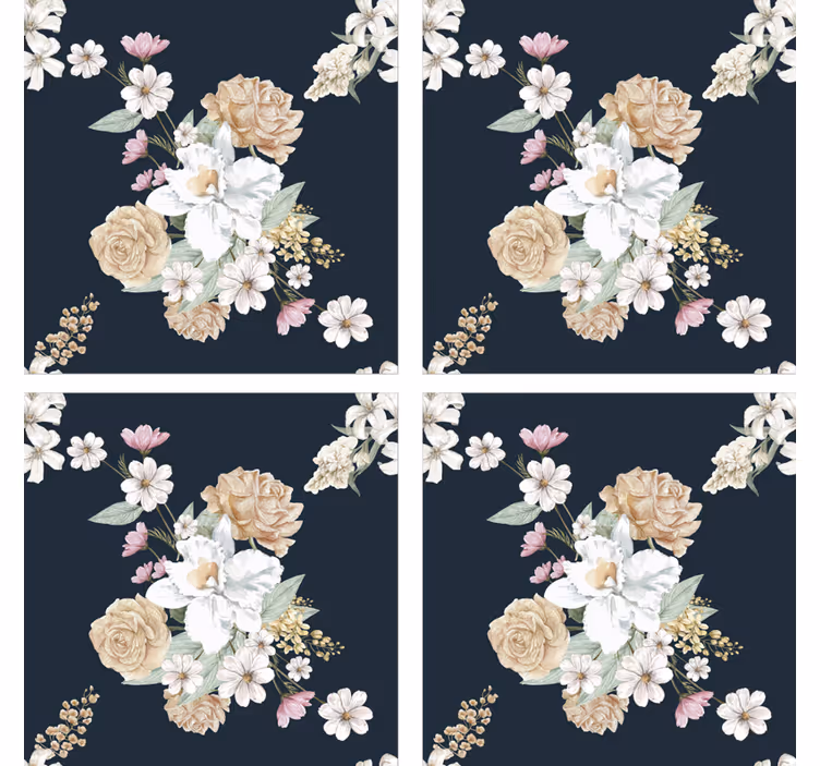 Vintage blomsterbukettbane - Tenstickers