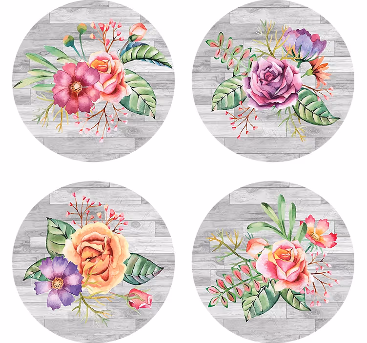 Tipos de flores vintage-dalbane - Tenstickers