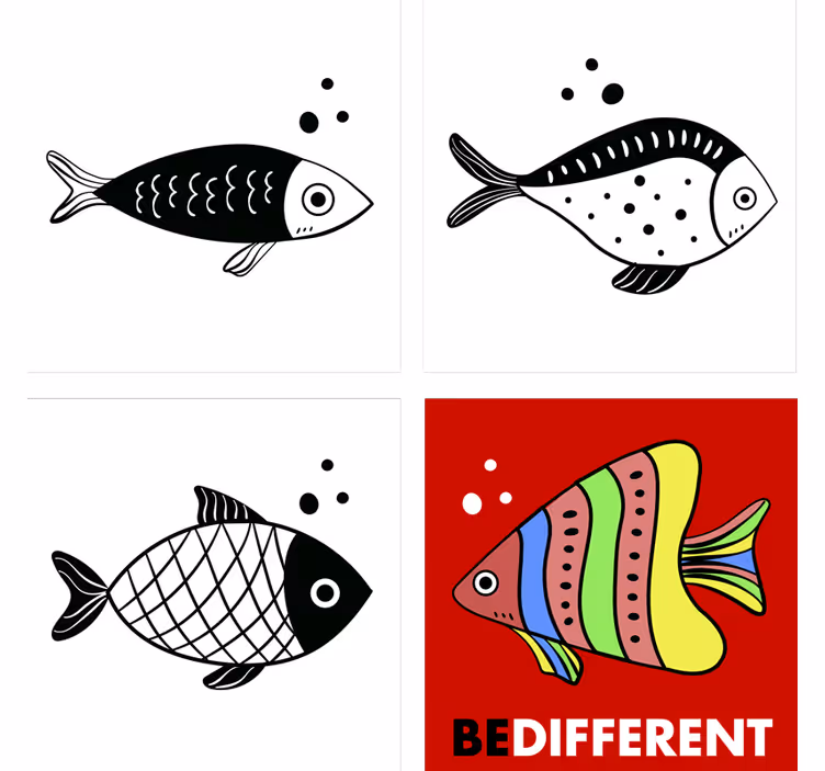 Fantastiske motstrøms tekstolbrikker - Tenstickers