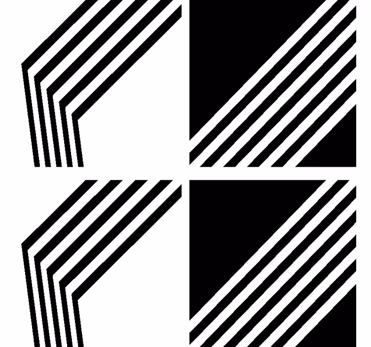 Moderne striper moderne dalbane - Tenstickers