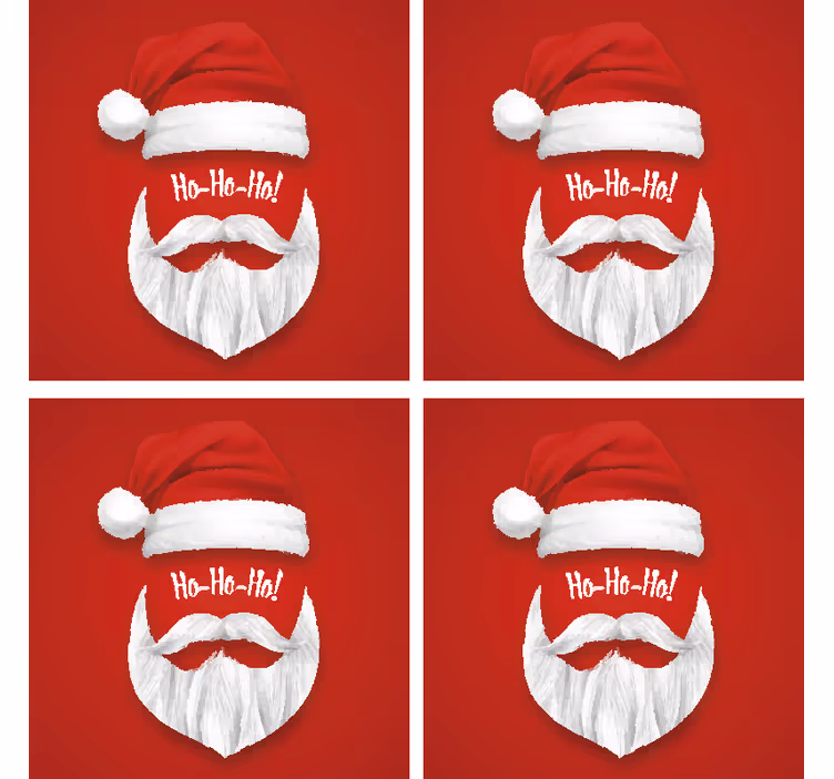 Underlag jul med julehatt illustrasjon - Tenstickers
