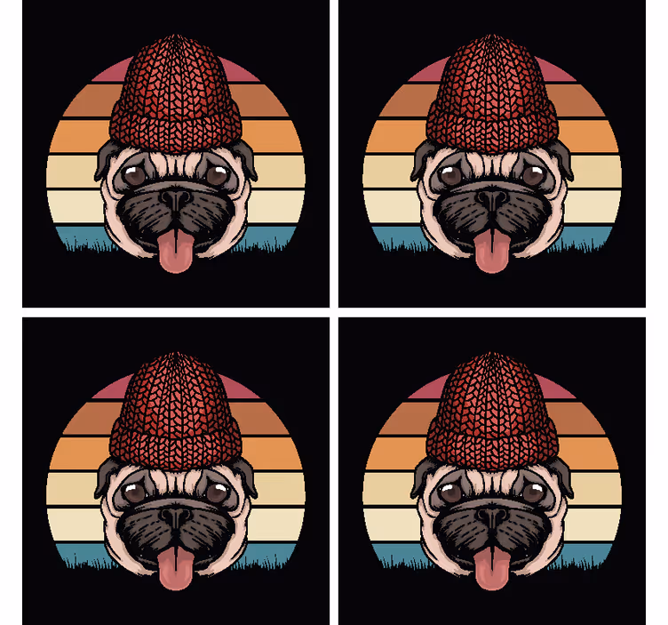 Vintage hundedrikk-dalbane - Tenstickers