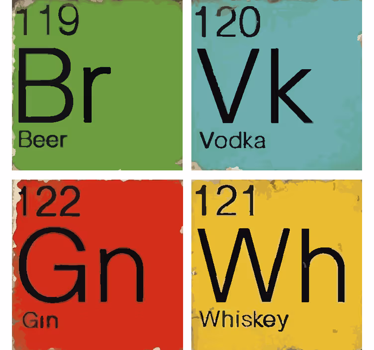 Periodevise geek olbrikker - Tenstickers