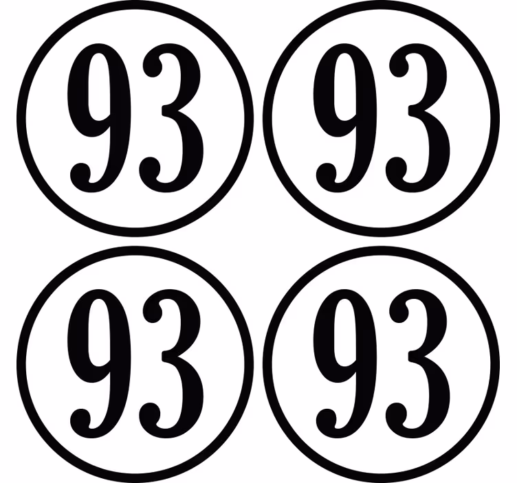 Tilpasset antall runde personlige olbrikker - Tenstickers