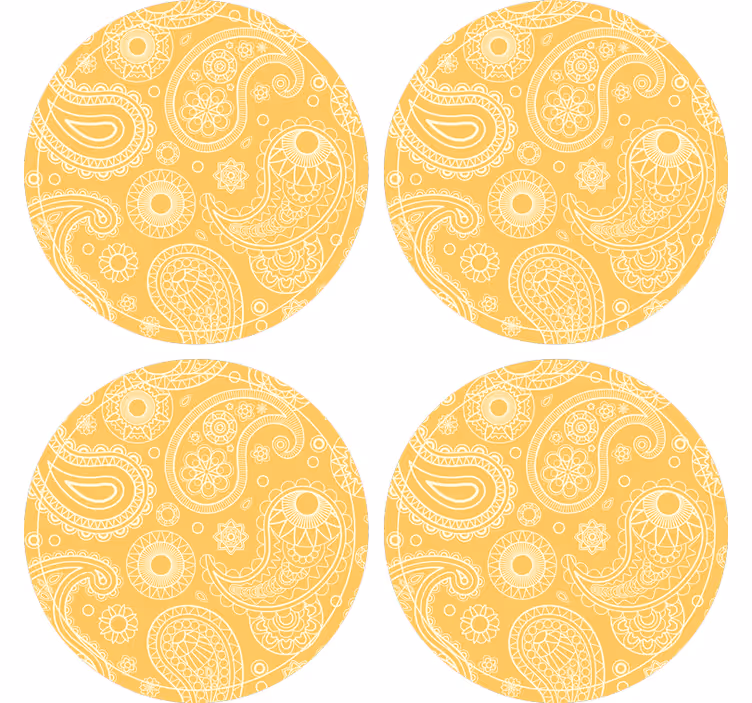 Intrikat paisley mønster underlag - Tenstickers