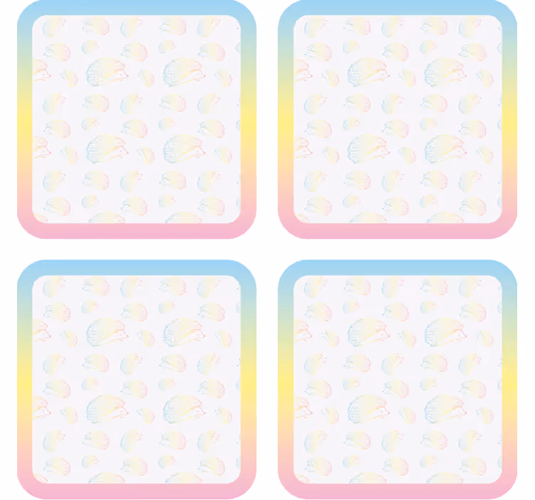 Underlag tilpasset fargerikt manetmønster - Tenstickers