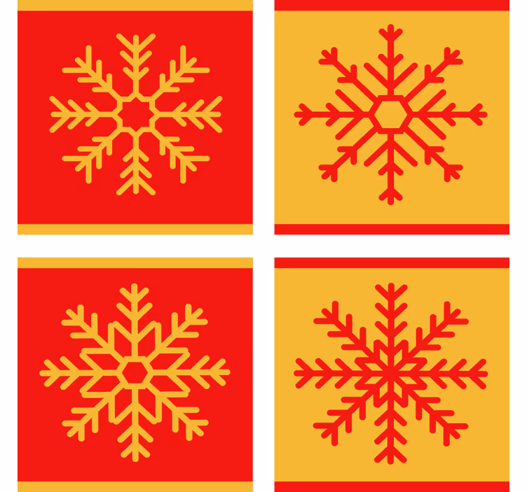 Jule snøfnugg drikke dalbane - Tenstickers