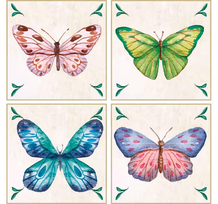 Sommerfugler fliser sommerfugl dalbane - Tenstickers