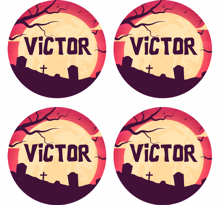 Halloween underlag skummel måneskinnscene - Tenstickers