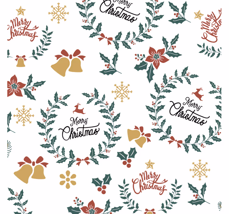 Underlag jul festlig høytidsdesign - Tenstickers