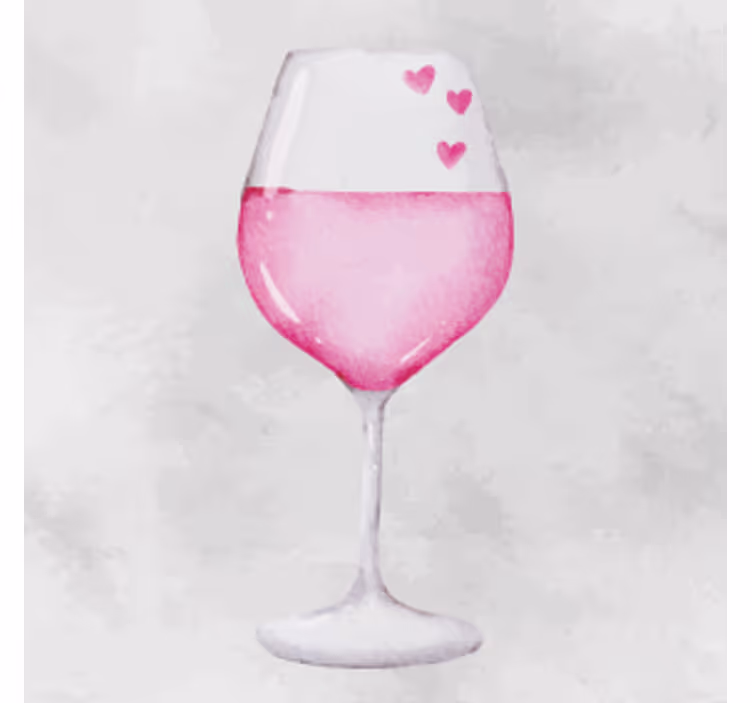 Glass vin moderne coasters - Tenstickers