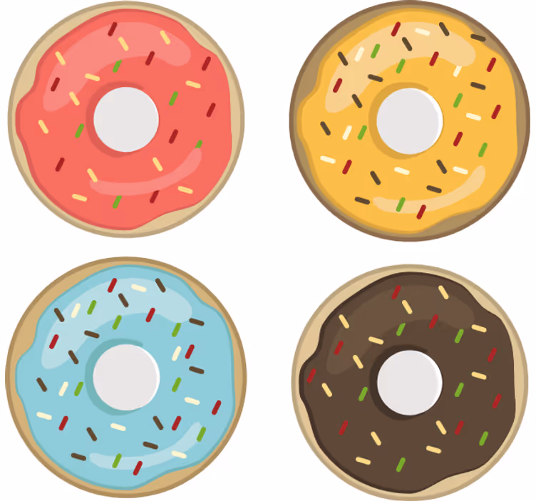Smultring bakgrunn moderne coaster - Tenstickers