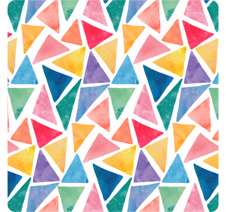 Fargerik mosaikk tekstur coaster - Tenstickers