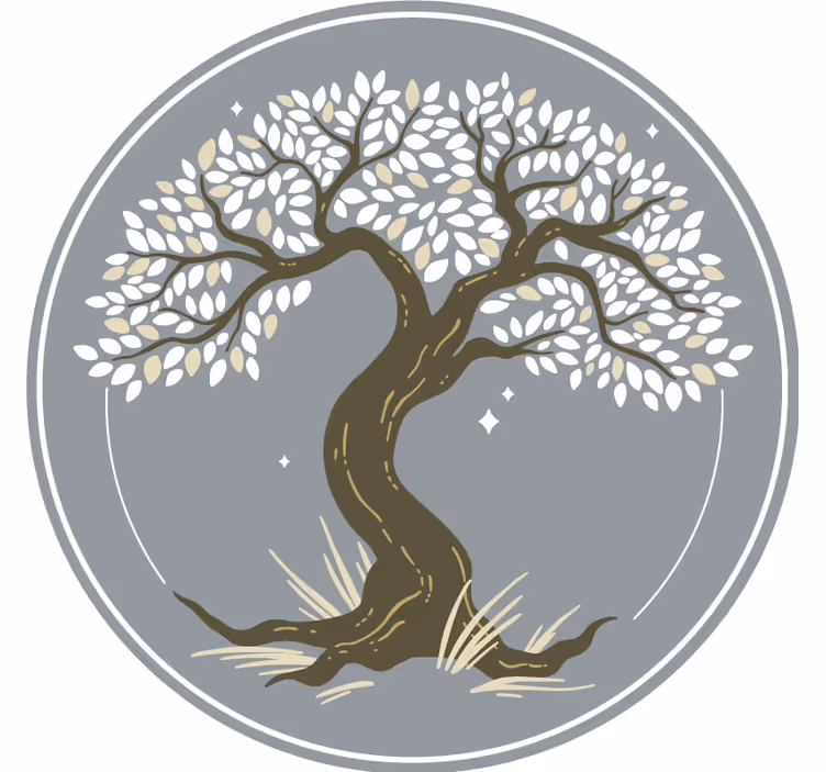 Underlag elegant tre silhuett - Tenstickers