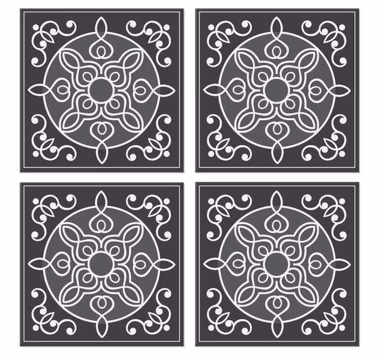 Elegante dekorative fliser fliserunderlag - Tenstickers