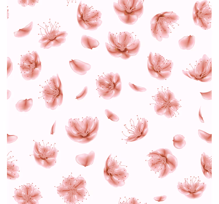 Moderne underlag med blomsterdesign - Tenstickers