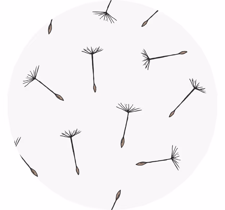 Delikat frømønster underlag - Tenstickers