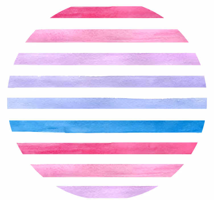 Vannfarge stripemønster underlag - Tenstickers