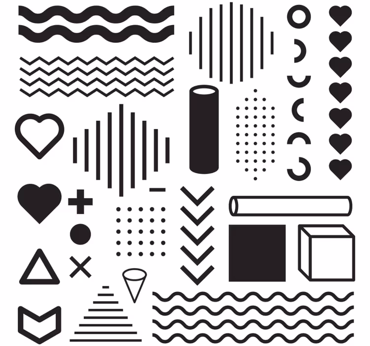 Underlag geometrisk formutforskning - Tenstickers