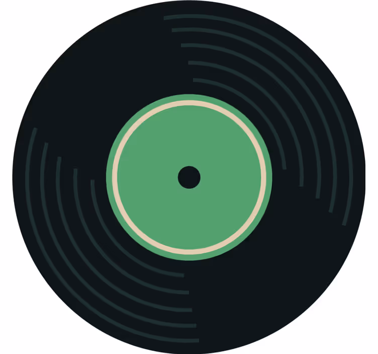 Diskosett for hvert sett vintage underlag - Tenstickers