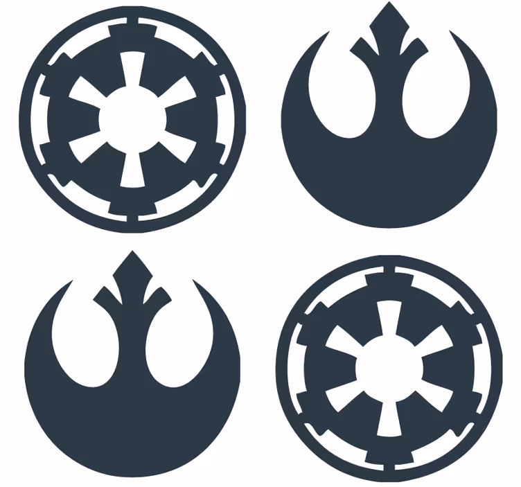Star wars coaster underlag moderne - Tenstickers