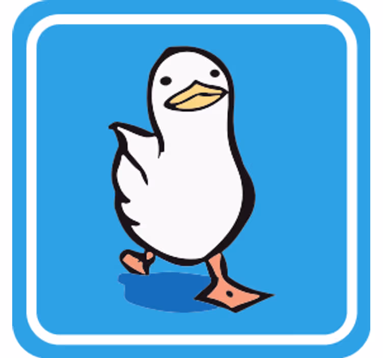 Gå tegneserieand underlag nerdete - Tenstickers