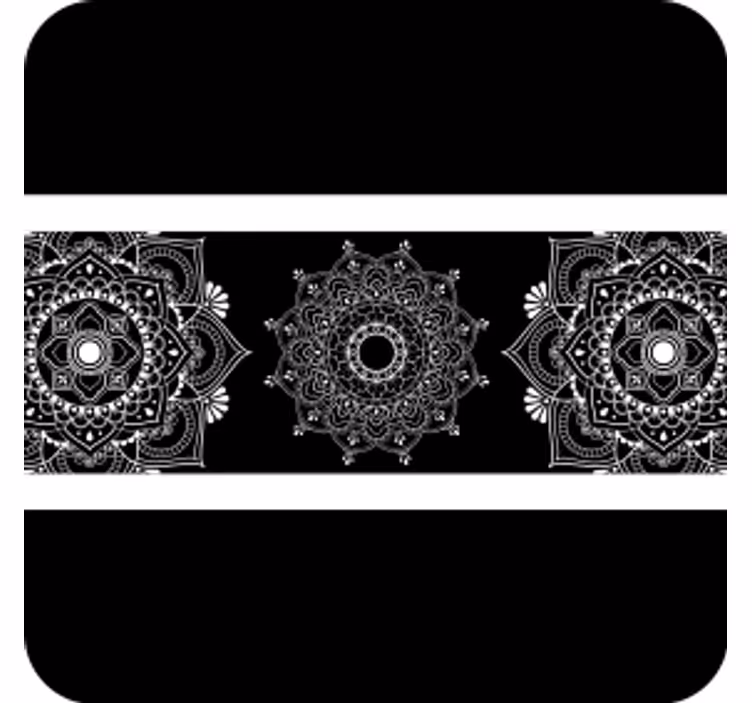 Underlag med komplekst mandala-motiv - Tenstickers